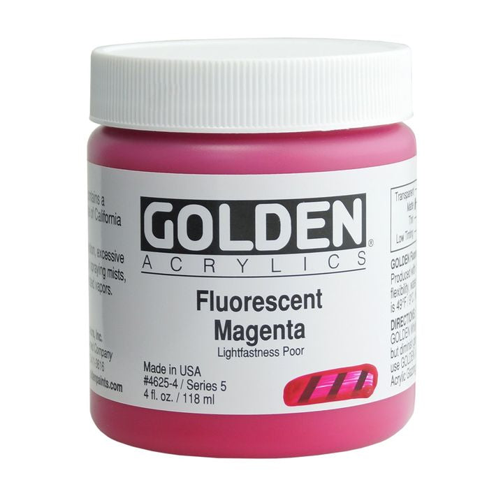 Akrilna boja GOLDEN Heavy Body Fluorescent 118 ml – 4625 magenta