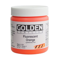 Akrilna boja GOLDEN Heavy Body Fluorescent 118 ml – 4630 narančasta