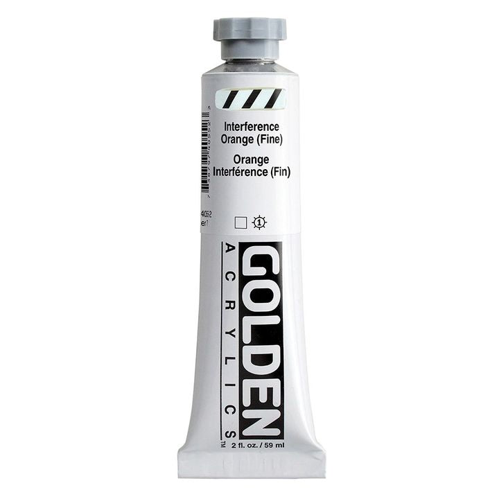 Akrilna boja GOLDEN Heavy Body Interference 59 ml – 4055 narančasta