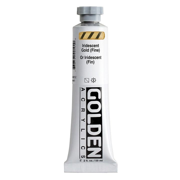 Akrylová farba GOLDEN Heavy Body Iridescent 148 ml | rôzne farby — obrázok 4