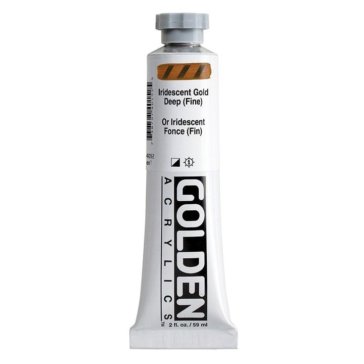 Akrylová farba GOLDEN Heavy Body Iridescent 148 ml | rôzne farby — obrázok 6