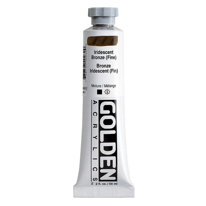 Akrylová farba GOLDEN Heavy Body Iridescent 148 ml | rôzne farby — obrázok 1
