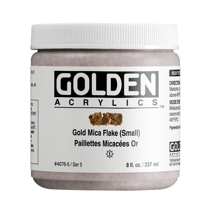 Akrylová farba GOLDEN Heavy Body Mica Flake 118 ml | rôzne farby — obrázok 3