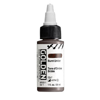 Akrilna boja GOLDEN High Flow 30 ml – 8500 Spaljena Umbra