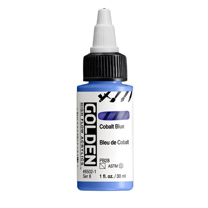 Akrilna boja GOLDEN High Flow 30 ml – 8502 Kobalt Plava