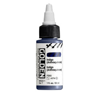 Akrilna boja GOLDEN High Flow 30 ml – 8522 Indigo Antrakinonska