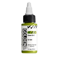 Akrilna boja GOLDEN High Flow 30 ml – 8528 Zeleno Zlatna