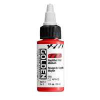 Akrilna boja GOLDEN High Flow 30 ml – 8531 Naftol Crvena Srednja