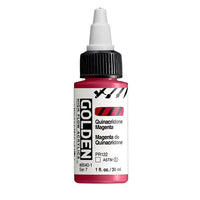 Akrilna boja GOLDEN High Flow 30 ml – 8540 Kinakridon Magenta