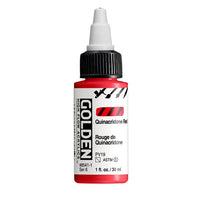 Akrilna boja GOLDEN High Flow 30 ml – 8541 Kinakridon Crvena