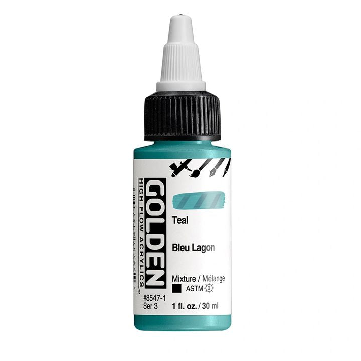 Akrilna boja GOLDEN High Flow 30 ml – 8547 Teal