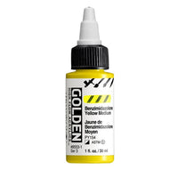 Akrilna boja GOLDEN High Flow 30 ml – 8553 Benzimidazolon Žuta Srednja