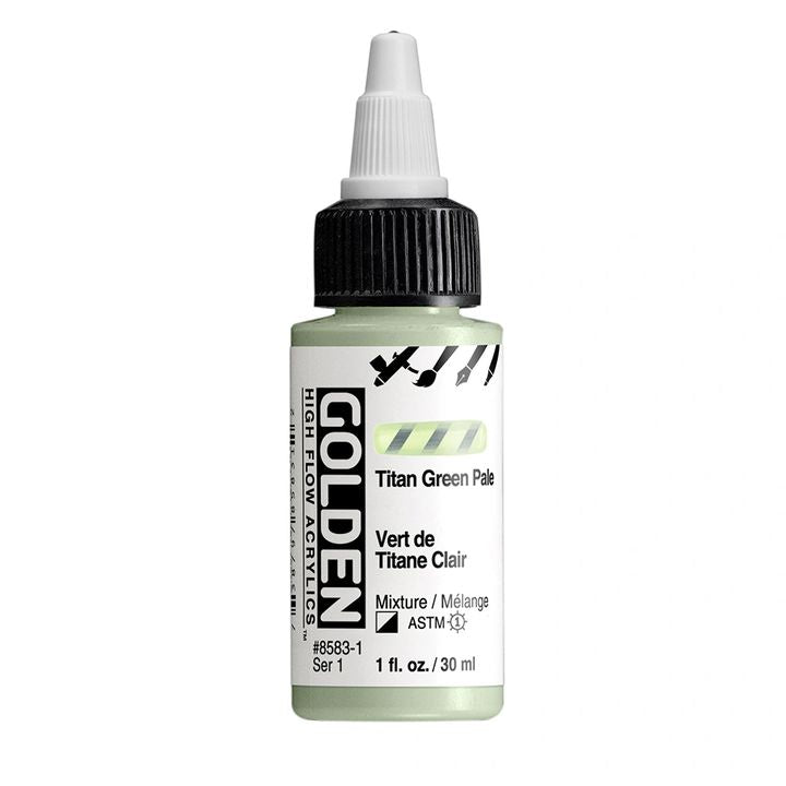 Akrilna boja GOLDEN High Flow 30 ml – 8583 Titan Zelena Svijetla