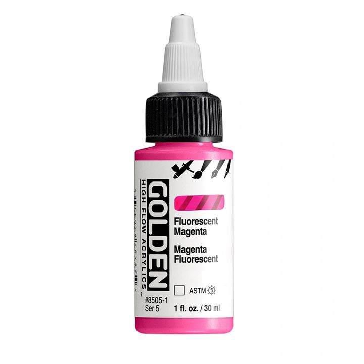 Akrylová farba GOLDEN High Flow Fluorescent 30 ml | rôzne odtiene — obrázok 9