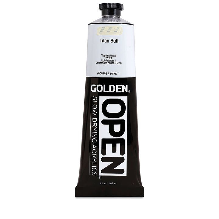 Akrilna boja GOLDEN OPEN Slow-Drying 148 ml – 7370 Titan krema