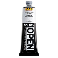 Akrilna boja GOLDEN OPEN Slow-Drying 148 ml – 7386 Transparentna žuta željezni oksid