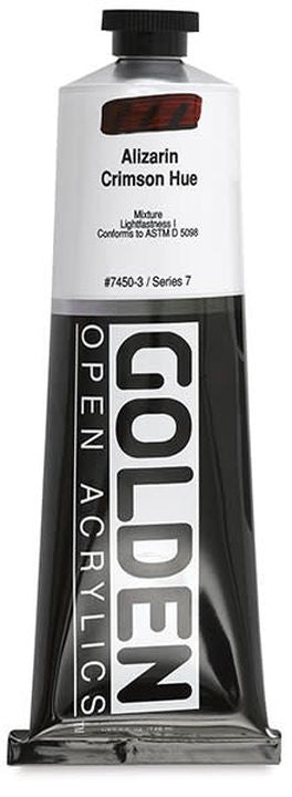 Akrilna boja GOLDEN OPEN Slow-Drying 148 ml – 7450 Alizarin karmazin hue