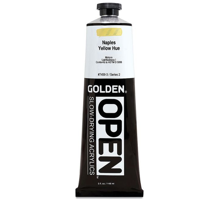 Akrilna boja GOLDEN OPEN Slow-Drying 148 ml – 7459 Napuljska žuta hue