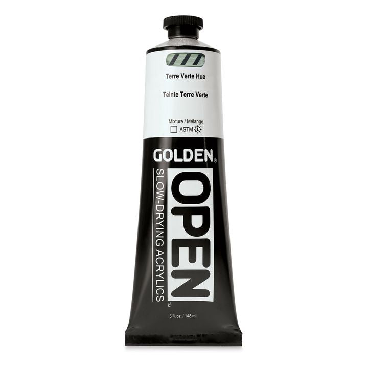 Akrilna boja GOLDEN OPEN Slow-Drying 148 ml – 7468 Zemljana zelena hue