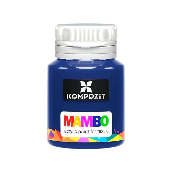 Akrilna boja za tekstil i kožu MAMBO 20 ml – 19 Svijetla kobalt plava