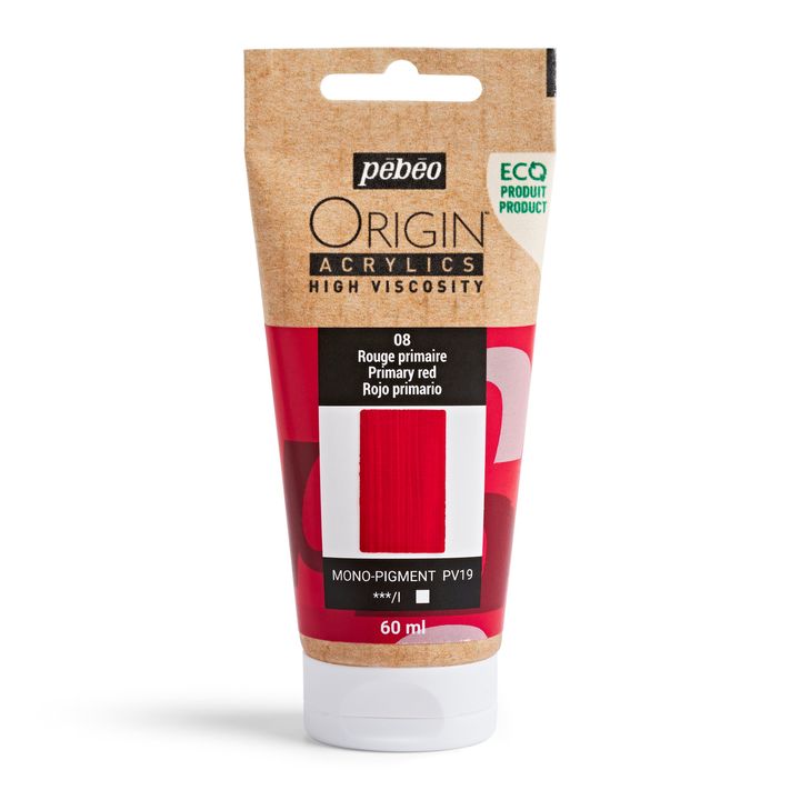 Akrilna boja Pebeo ORIGIN 60 ml – osnovna crvena