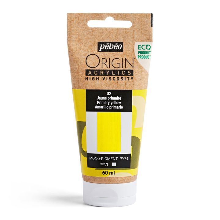 Akrilna boja Pebeo ORIGIN 60 ml – osnovna žuta