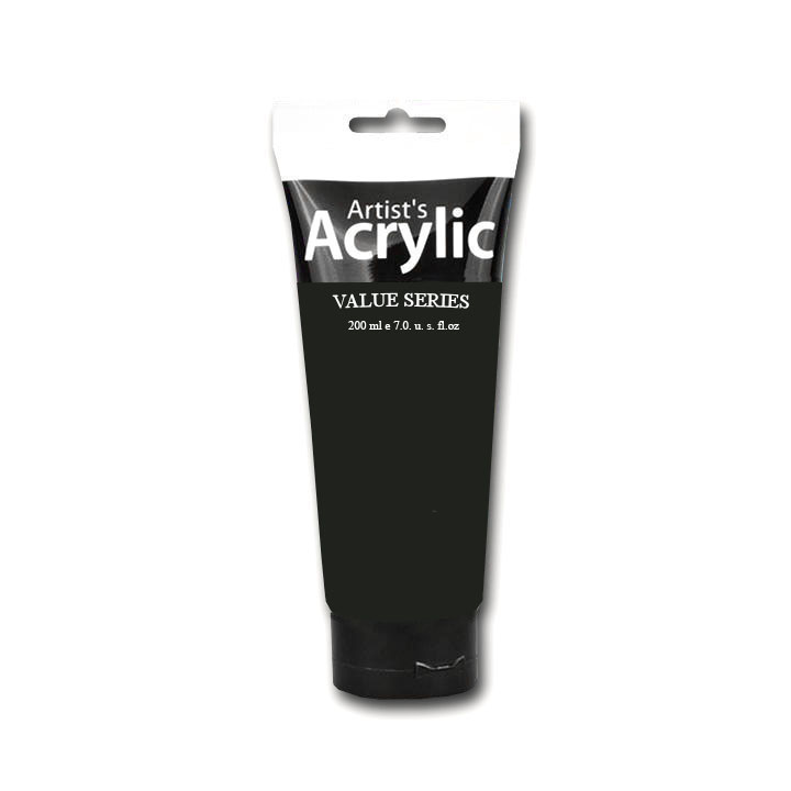 Akrilna boja PHOENIX 200 ml – 791 Mars crna