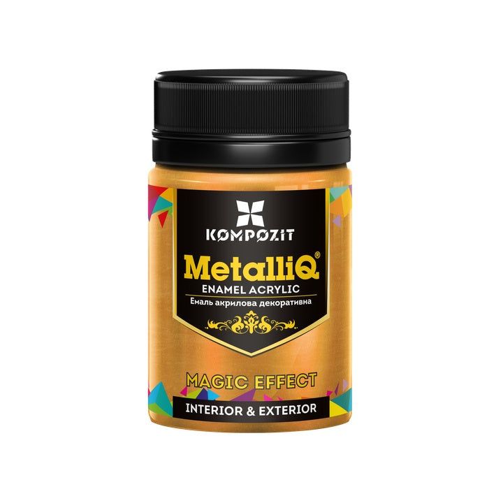 Akrilna boja s metalik efektom 70 g – crvenozlatna