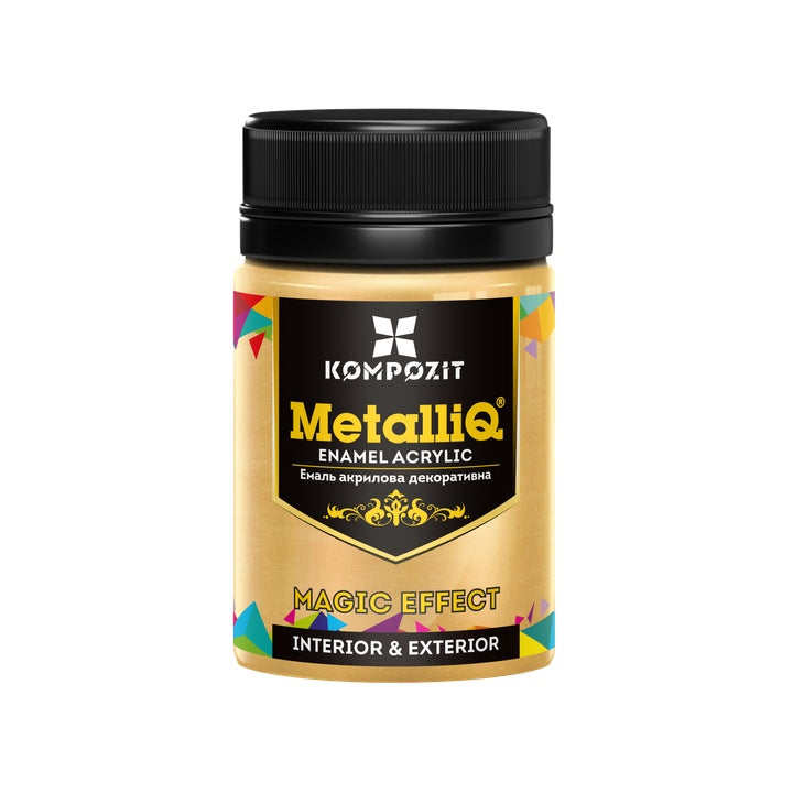 Akrilna boja s metalik efektom 70 g – zlatna