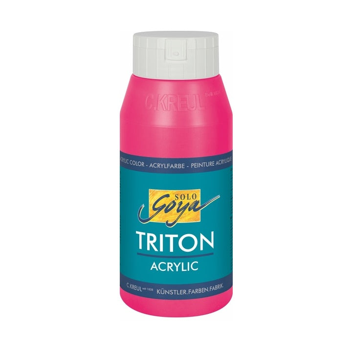 Akrilna boja Solo Goya TRITON 750 ml – fluorescentna ružičasta