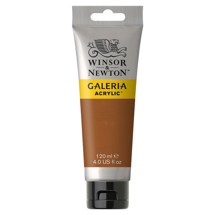 Akrilna boja Winsor & Newton Galeria 120 ml – Raw Sienna Opaq