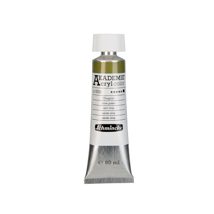 Akrilne boje Schmincke AKADEMIE 60 ml – 558 maslinasto zelena