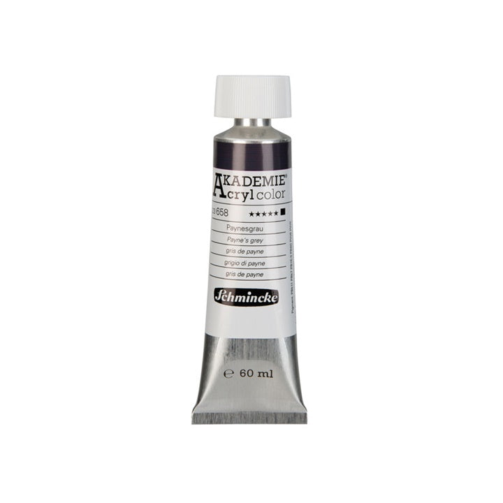 Akrilne boje Schmincke AKADEMIE 60 ml – 658 paynes siva