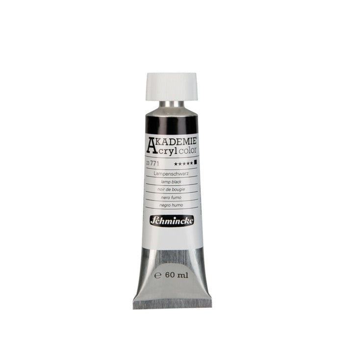 Akrilne boje Schmincke AKADEMIE 60 ml – 771 lampa crna