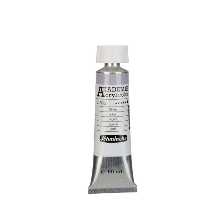 Akrilne boje Schmincke AKADEMIE 60 ml – 800 srebrna