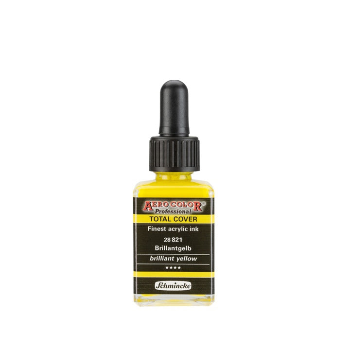 Akrilna tinta Schmincke AERO COLOR Professional Total Cover 28 ml – 821 briljantno žuta