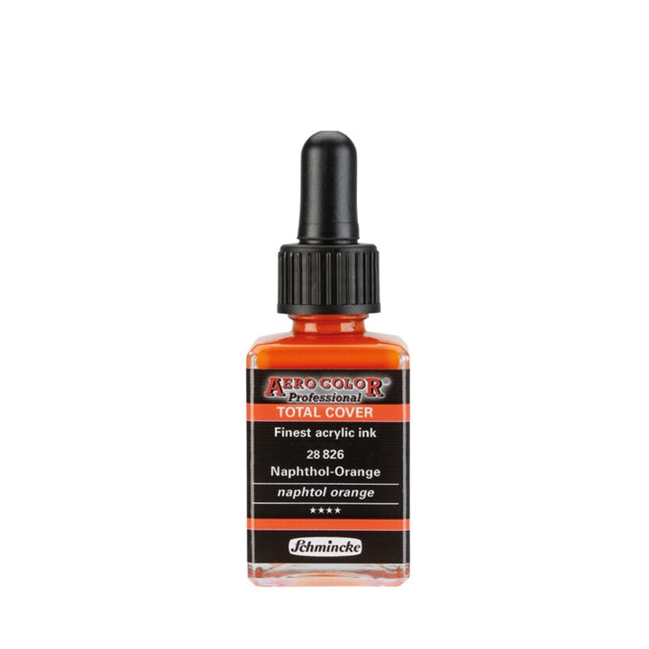 Akrilna tinta Schmincke AERO COLOR Professional Total Cover 28 ml – 826 naftol narančasta