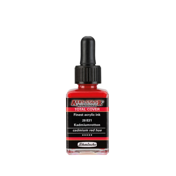 Akrilna tinta Schmincke AERO COLOR Professional Total Cover 28 ml – 831 kadmij crvena nijansa