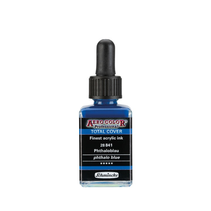 Akrilna tinta Schmincke AERO COLOR Professional Total Cover 28 ml – 841 ftalo plava