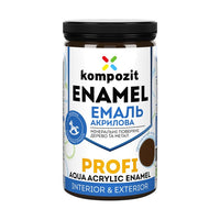 Akrilni emajl KOMPOZIT PROFI Gloss 0.3 l – Smeđa