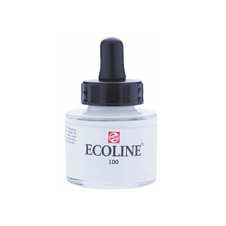 Akvarel boja Ecoline 30 ml | izaberite nijansu - 100 Bijela