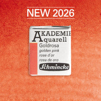 Akvarel boja Schmincke AKADEMIE 1/2 posudica - Golden pink – 305 Zlatno ružičasta