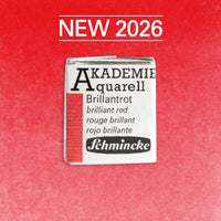 Akvarel boja Schmincke AKADEMIE 1/2 posudica - Golden pink – 337 Brilijantno crvena