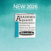 Akvarel boja Schmincke AKADEMIE 1/2 posudica - Golden pink – 505 Teal plava
