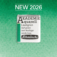 Akvarel boja Schmincke AKADEMIE 1/2 posudica - Golden pink – 555 Lisnato zelena
