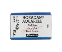 Akvarel boja Schmincke Horadam u cijeloj posudici – Dark blue – 498 Tamno plava