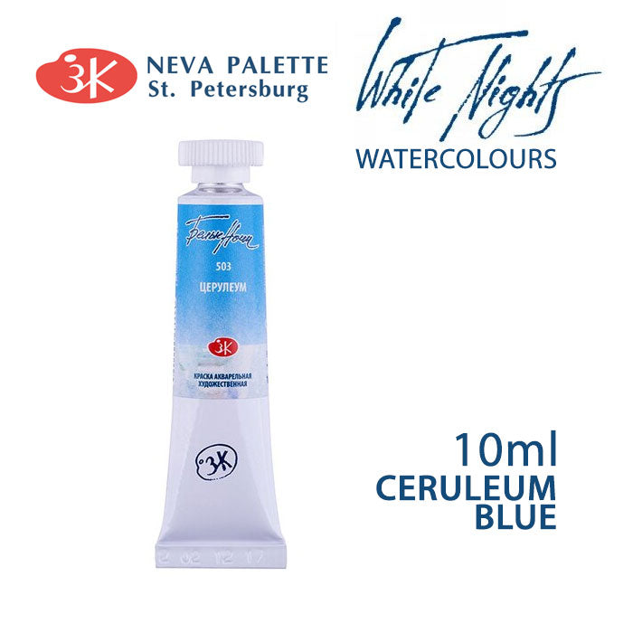 Akvarele White Nights 10 ml | izaberite nijansu - Ceruleum plava