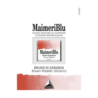 Akvarelna boja Maimeri Blu – polusuha posudica 1,5 ml – Alizarin smeđi kraplak