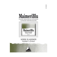 Akvarelna boja Maimeri Blu – polusuha posudica 1,5 ml – Hookerova zelena