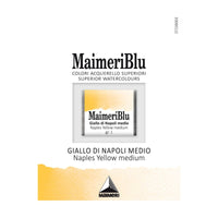 Akvarelna boja Maimeri Blu – polusuha posudica 1,5 ml – Napuljsko žuta srednja